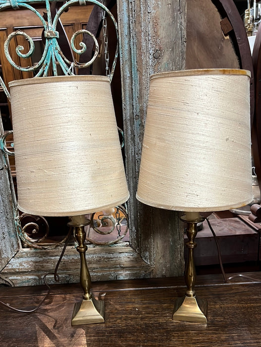 SINGLE TINY BRASS LAMPS