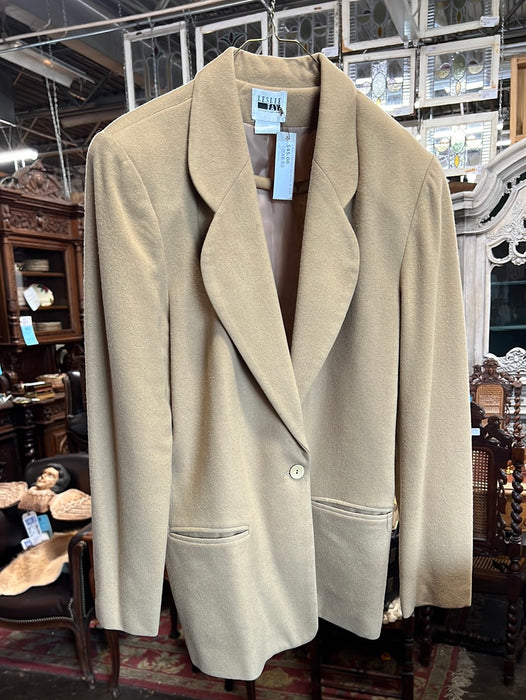 CAMEL TAN VINTAGE WOOL BLAZER