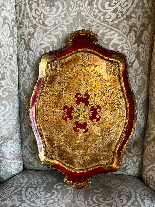 MEDIUM RECTANGULAR FLORENTINE TRAY