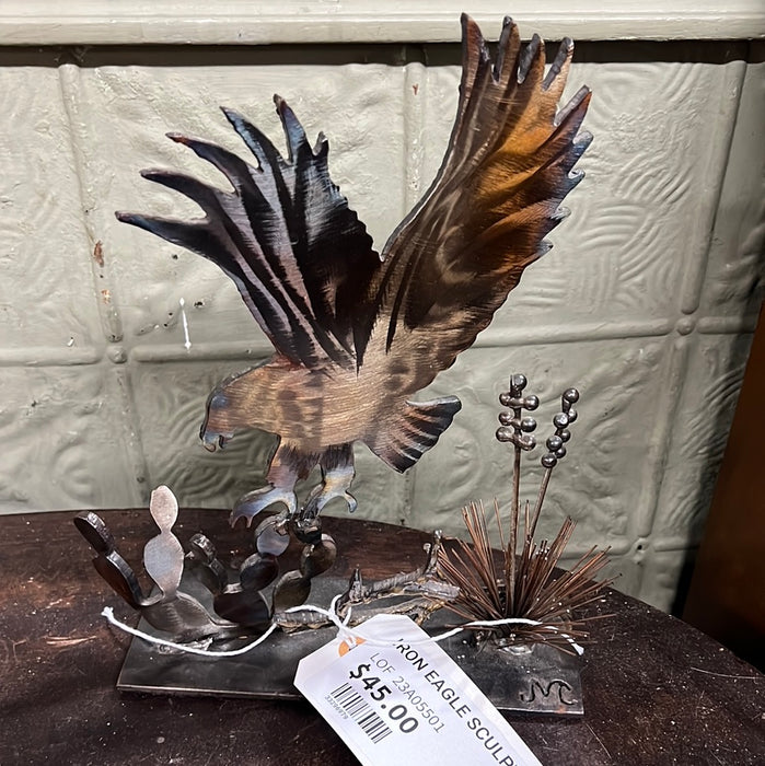 IRON EAGLE SCULPTURE