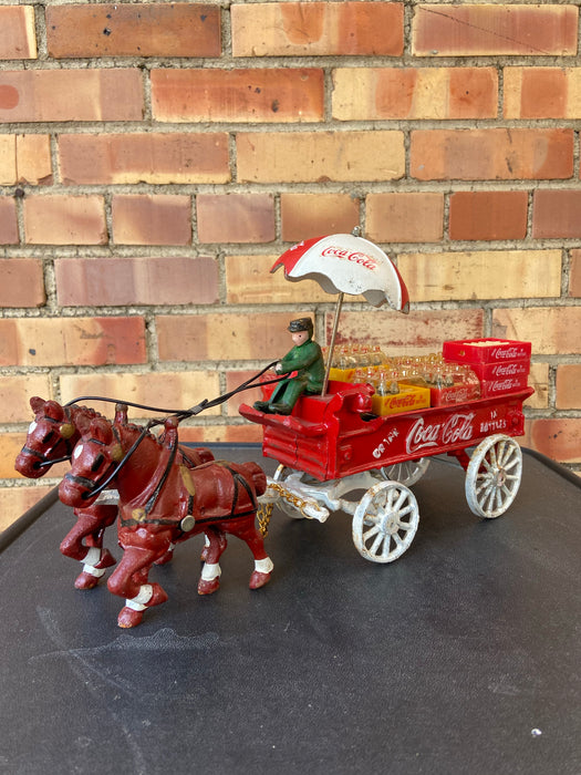 CAST IRON COCA COLA WAGON
