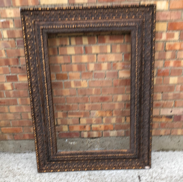 AS FOUND ORNATE BROWN FRAME