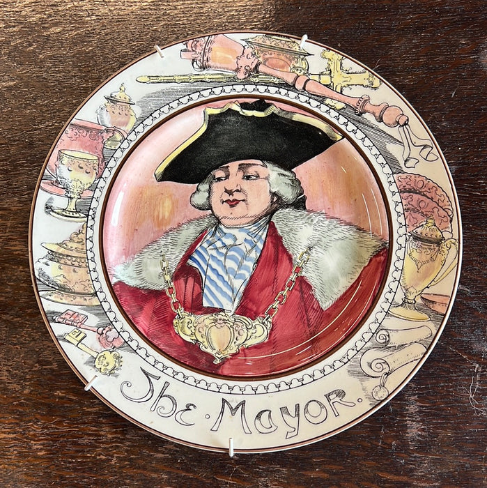 ROYAL DOULTON PORCELAIN PLATE "THE MAYOR"