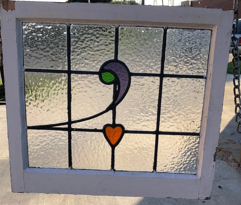 ASYMETRICAL STAINED GLASS WINDOW