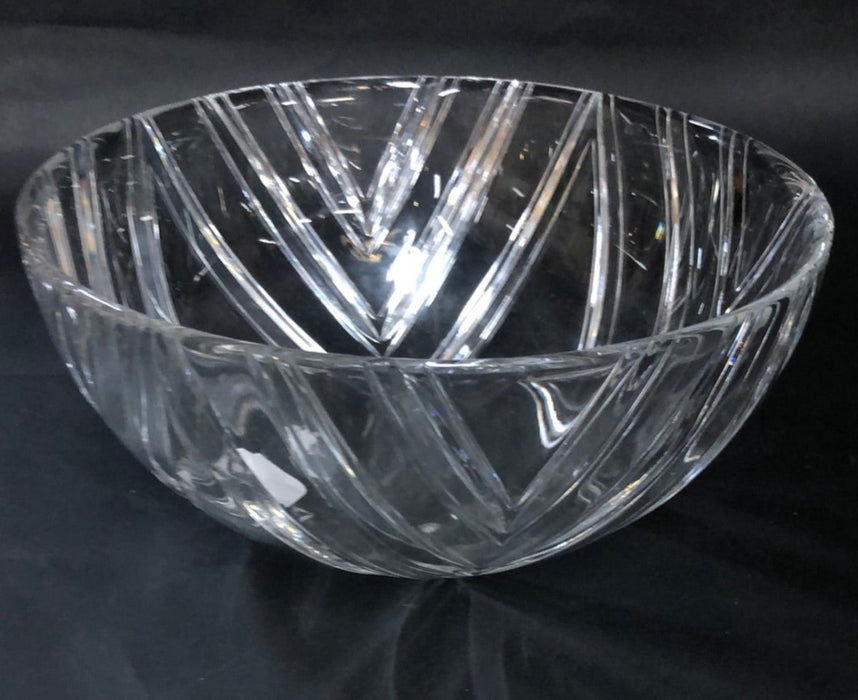 CUT CRYSTAL MODERN BOWL