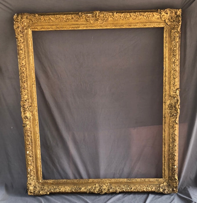 VERY LARGE ORNATE VICTORIAN GESSO FRAME