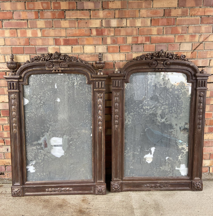 PAIR OF LOUIS XVI STYLE MIRRORS - AS IS