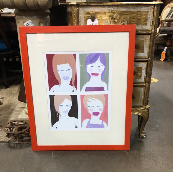 PRINT OF 4 LADIES WITH ATTITUDE