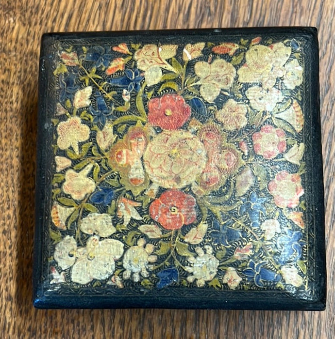 INDIAN FLORAL BLACK BOX