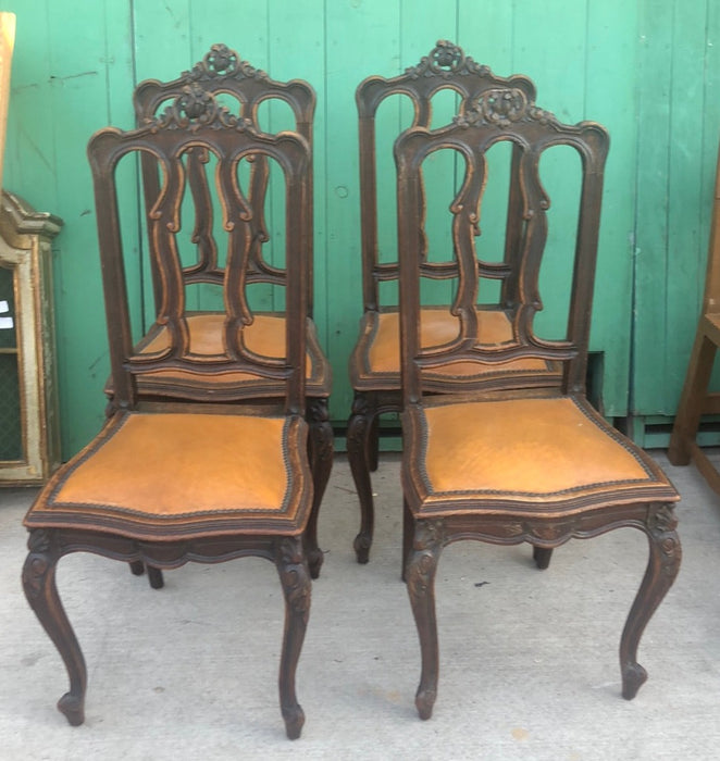 PAIR ONLY LOOP BACK COUNTRY FRENCH CHAIRS