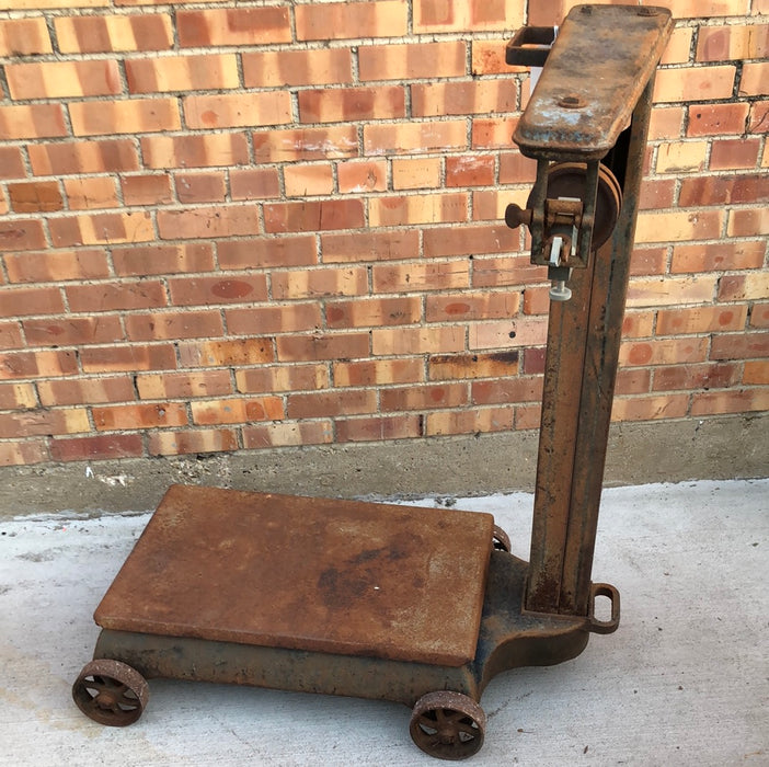 LARGE IRON PLATFORM SCALE
