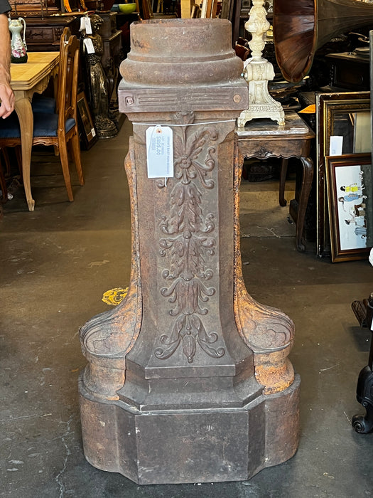 ORNATE CAST IRON CHIMNEY