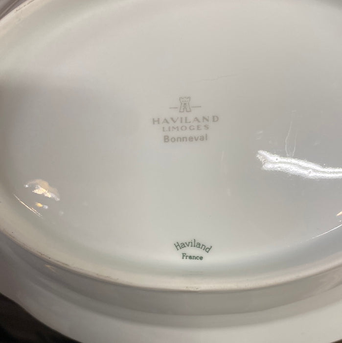 OVAL HAVILAND LIMOGES BONNEVAL OPEN VEGETABLE DISH