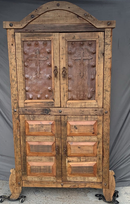 MEXICAN PINE ARMOIRE - NOT OLD
