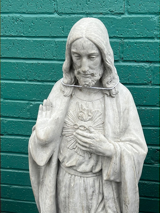 SACRED HEART OF JESUS CONCRETE STATUE