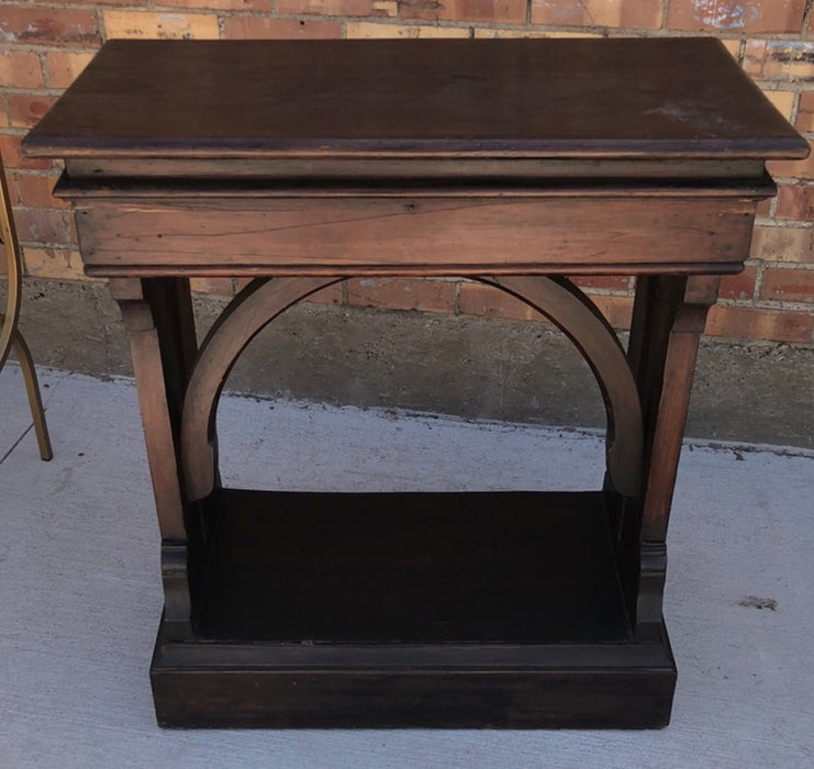 DARK OAK GOTHIC LECTURNE WITH LIFT TOP