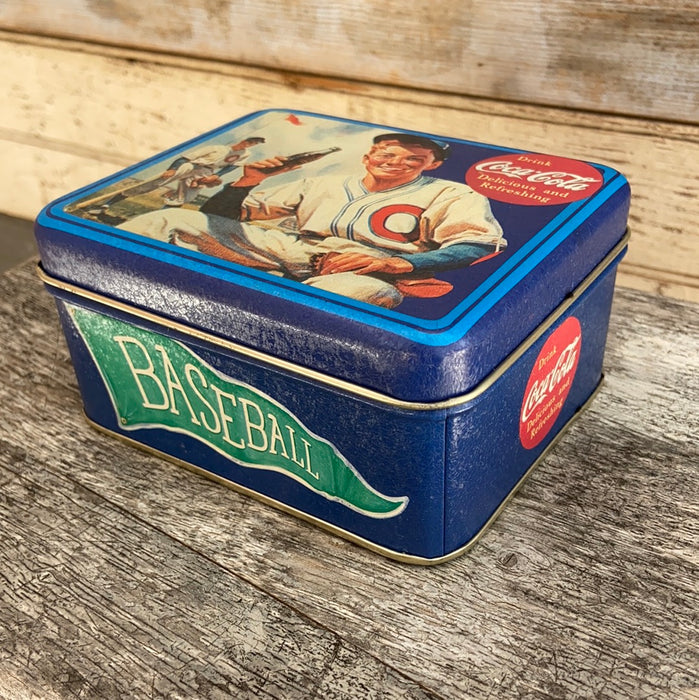 COKE BASEBALL TIN