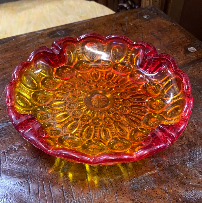 AMBERINA MOONS AND STARS ASH TRAY