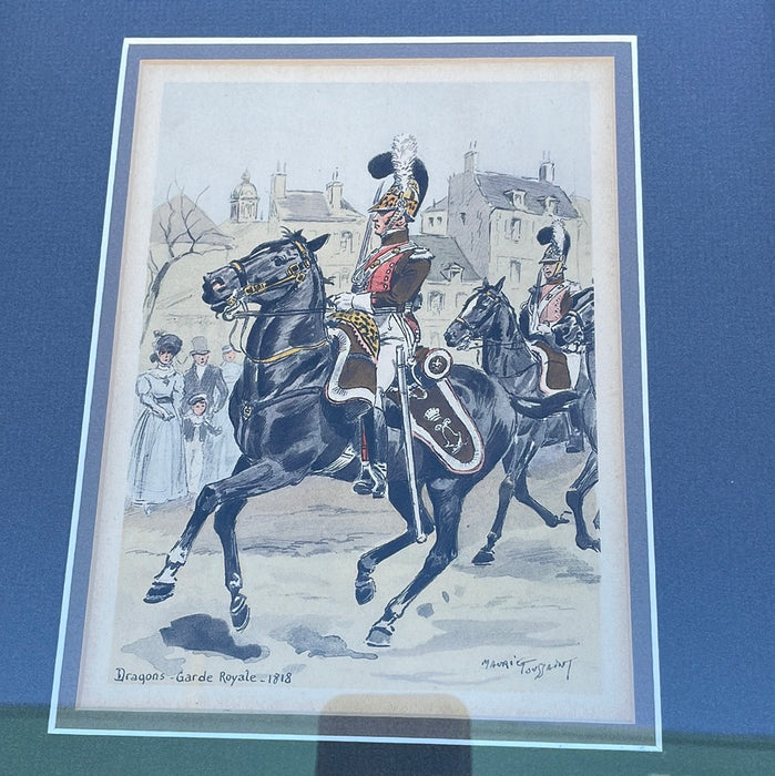 SET OF 3 SILVER FRAMED SOLDIER PRINTS