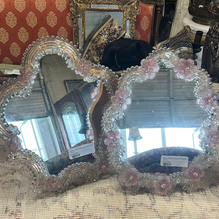 SOLD SMALL VENETIAN GLASS MIRROR - EACH