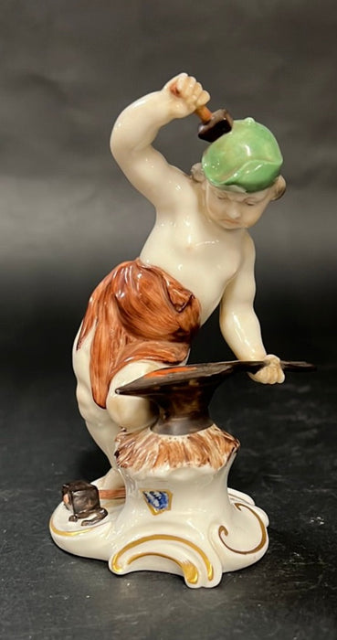 CUPID FORGING ARROW PORCELAIN