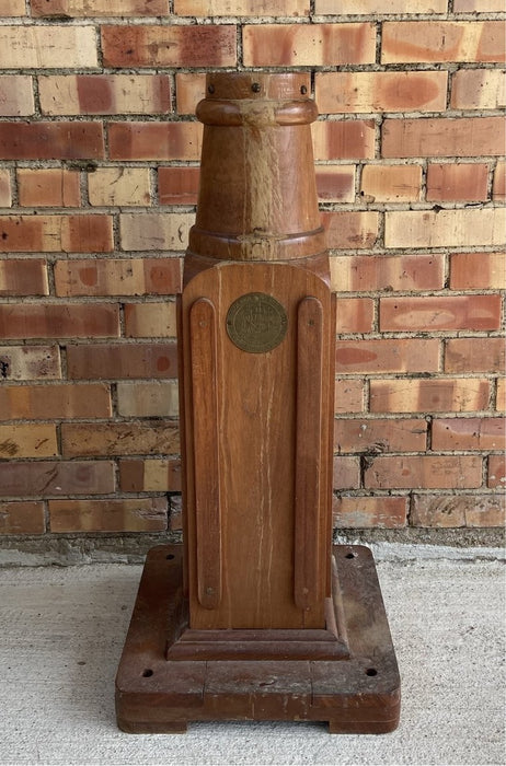 19TH CENTURY DANISH WOODEN SHIPS BINNACLE BASE