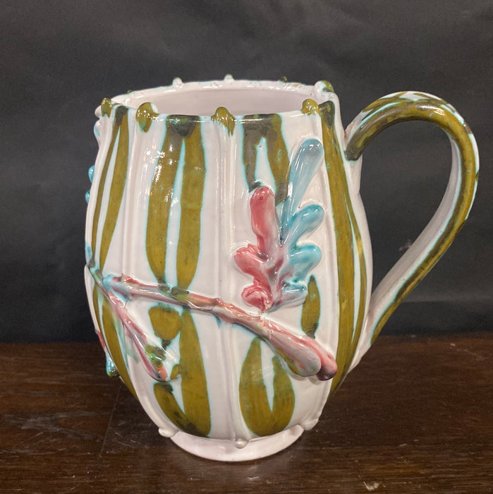SIGNED SMALL ITALIAN MAJOLICA PITCHER