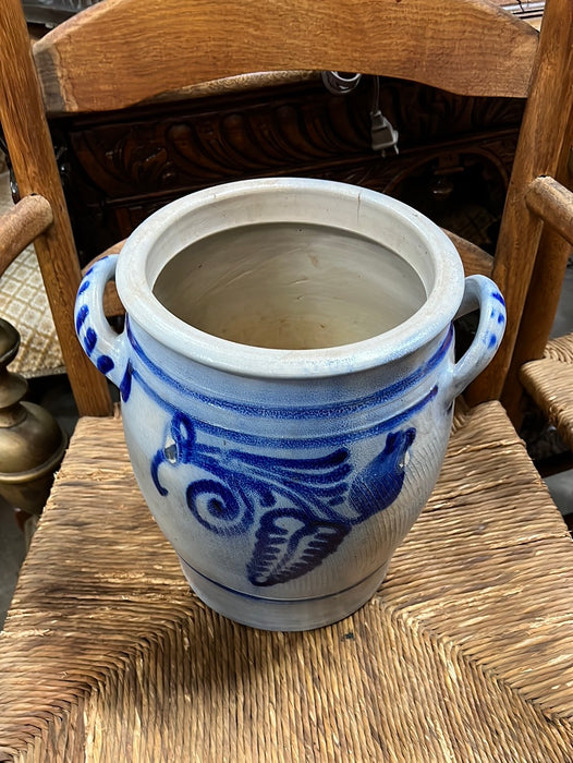 VINTAGE SALT GLAZE POTTERY CROCK