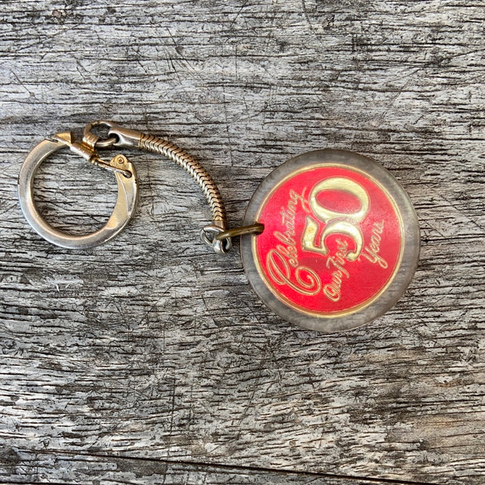 50 YEAR COKE KEY CHAIN