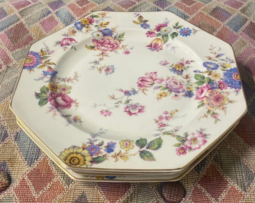 ROSENTHAL CHINTZ PATTERN LUNCHEON PLATE EACH