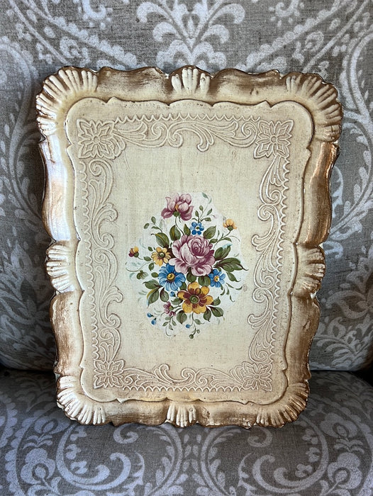 SMALL RECTANGULAR FLORENTINE TRAY