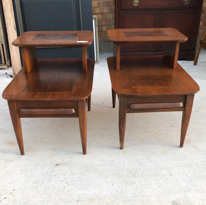 PAIR OF MIDCENTURY END TABLES