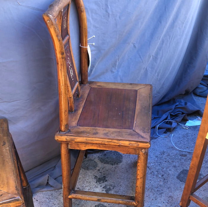 PAIR OF CHINESE SIDE CHAIRS - AS FOUND