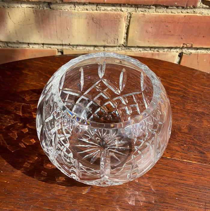 SMALL CRYSTAL ROSE BOWL